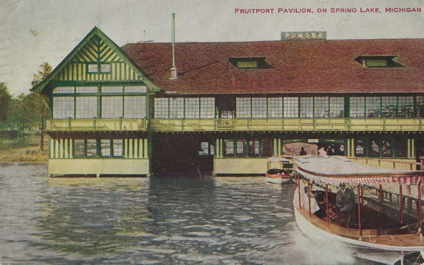 Fruitport Pavilion (Pamona Pavlion) - Old Post Card